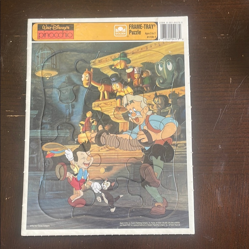 Disney Pinocchio Frame-Tray Puzzle